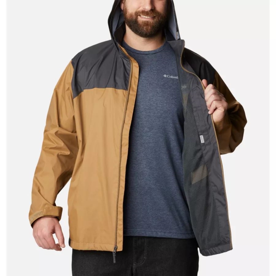 Columbia Delta/Shark Men's Glennaker Lake Rain Jacket Big