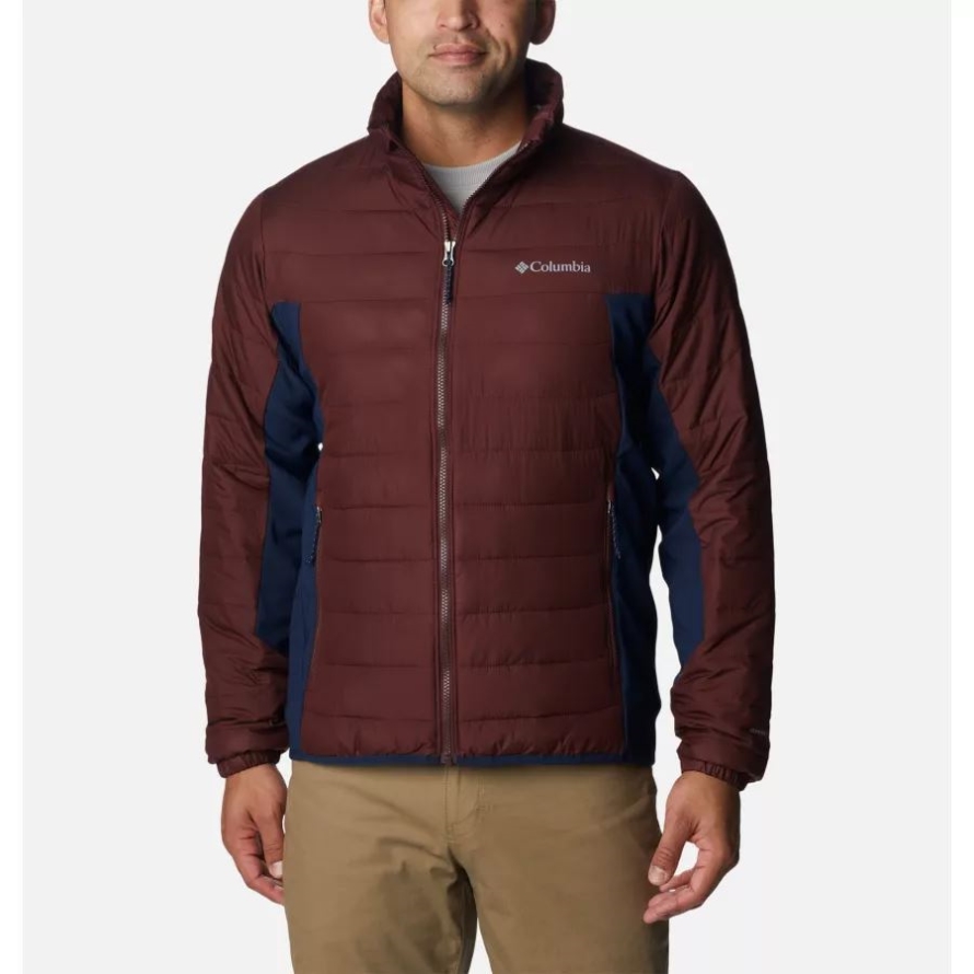 Columbia Elderberry/Collegiate Navy Men's Powder Lite Insulated Jacket