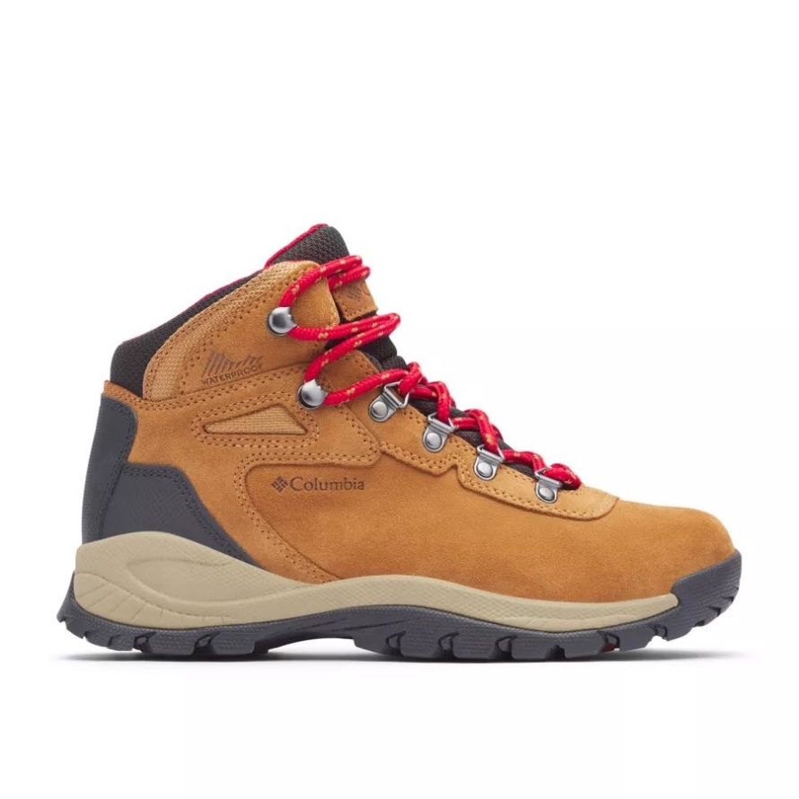 Columbia Elk/Mountain Red Women's Newton Ridge Plus Waterproof Amped Hiking Boot