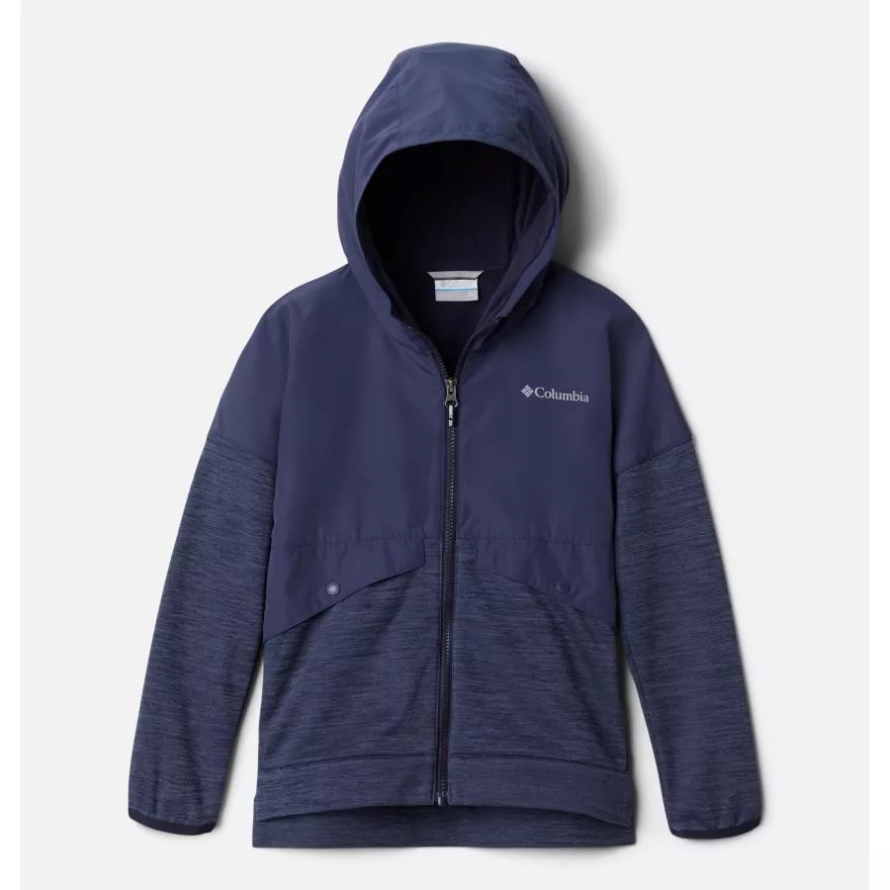 Columbia Girl's Out-Shield Dry Fleece Nocturnal Solid/Dark Nocturnal Heather