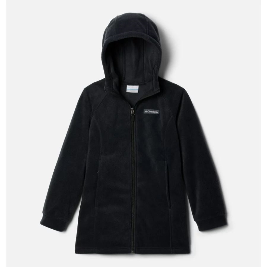 Columbia Girls' Benton Long Fleece Hoodie Black