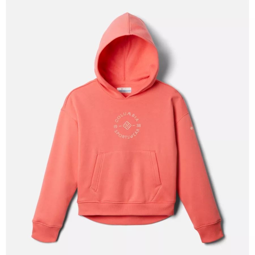 Columbia Girls' Columbia Trek Novelty Hoodie Blush Pink