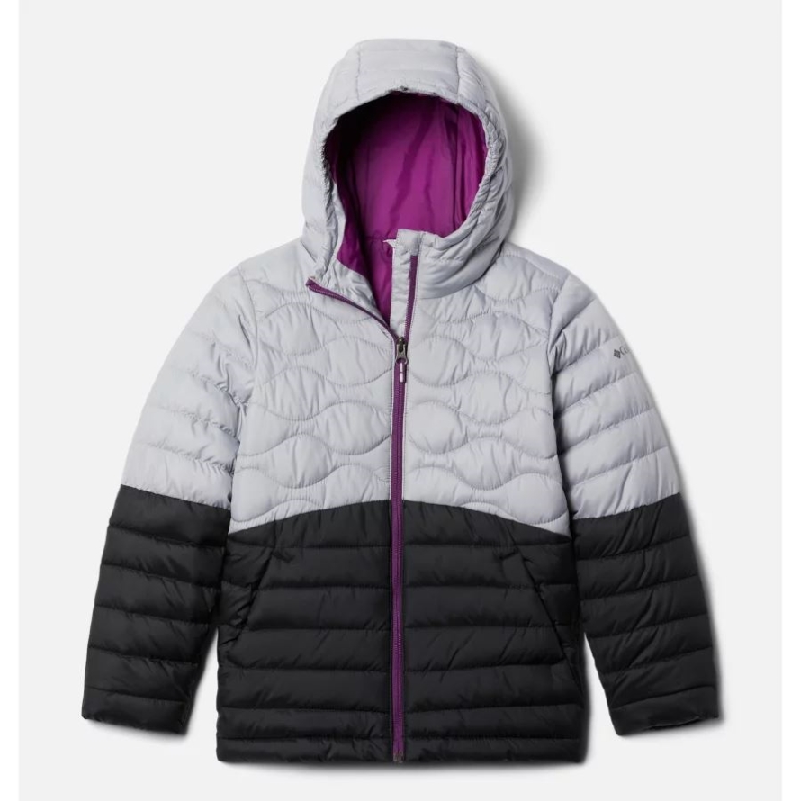 Columbia Girls' Humphrey Hills Puffer Jacket Columbia Grey/Black