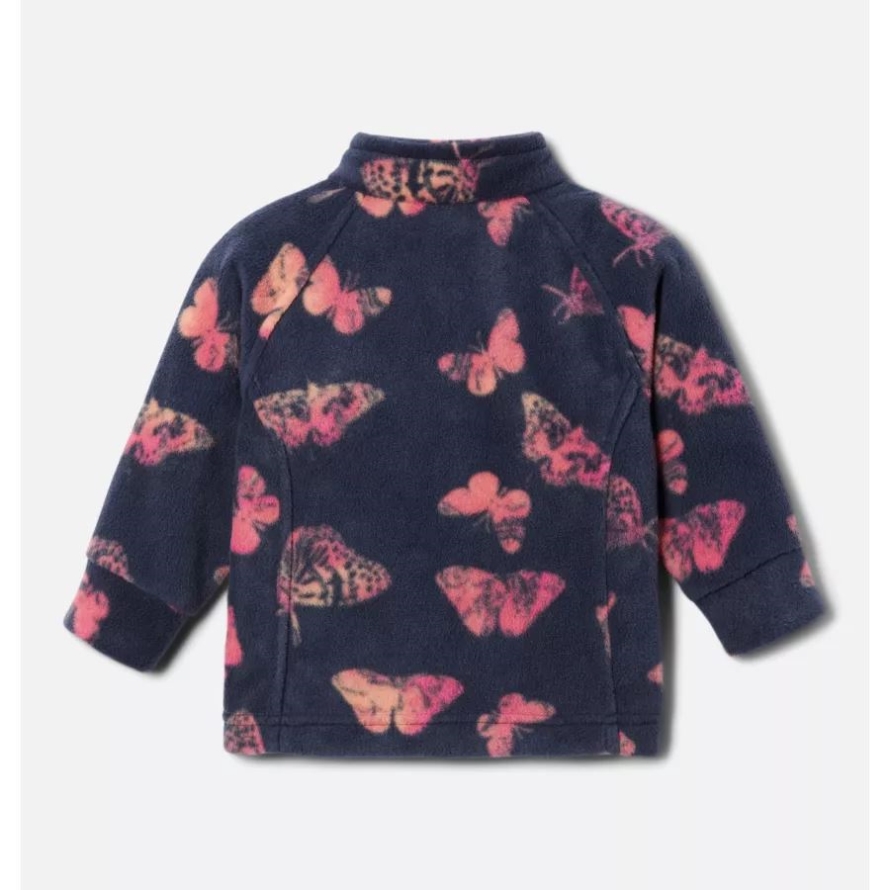 Columbia Girls' Infant Benton Springs II Printed Fleece Jacket Nocturnal Flutter Wonder