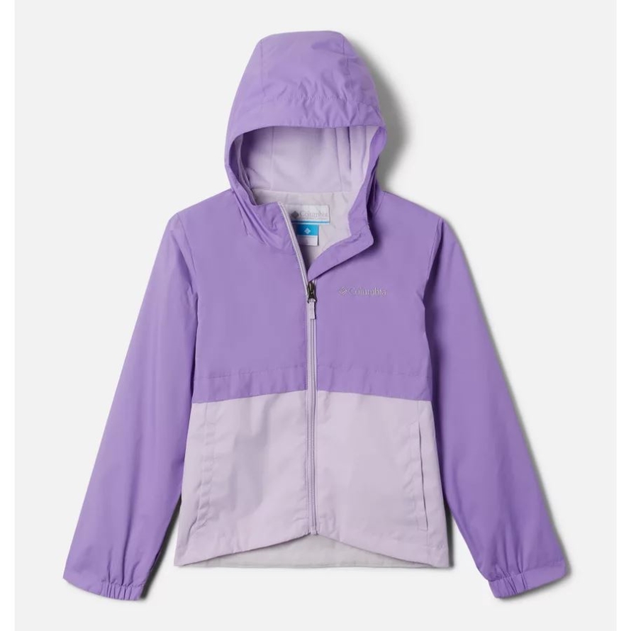 Columbia Girls' Rain-Zilla Jacket Paisley Purple/Morning Mist