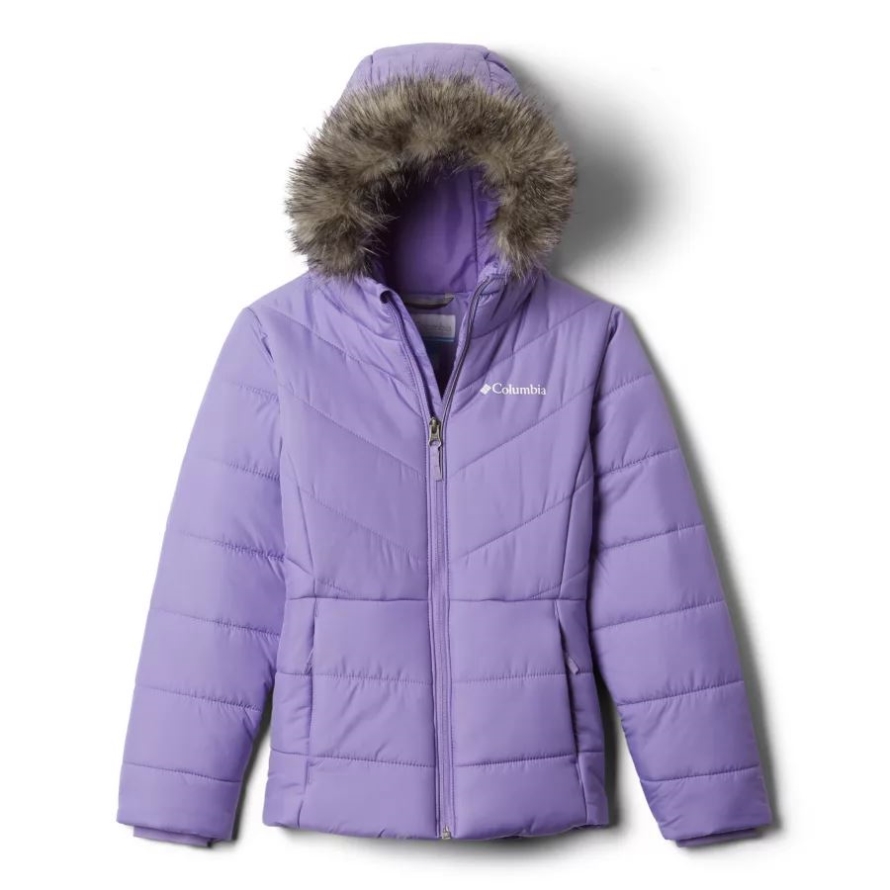 Columbia Girls' Toddler Katelyn Crest Jacket Paisley Purple