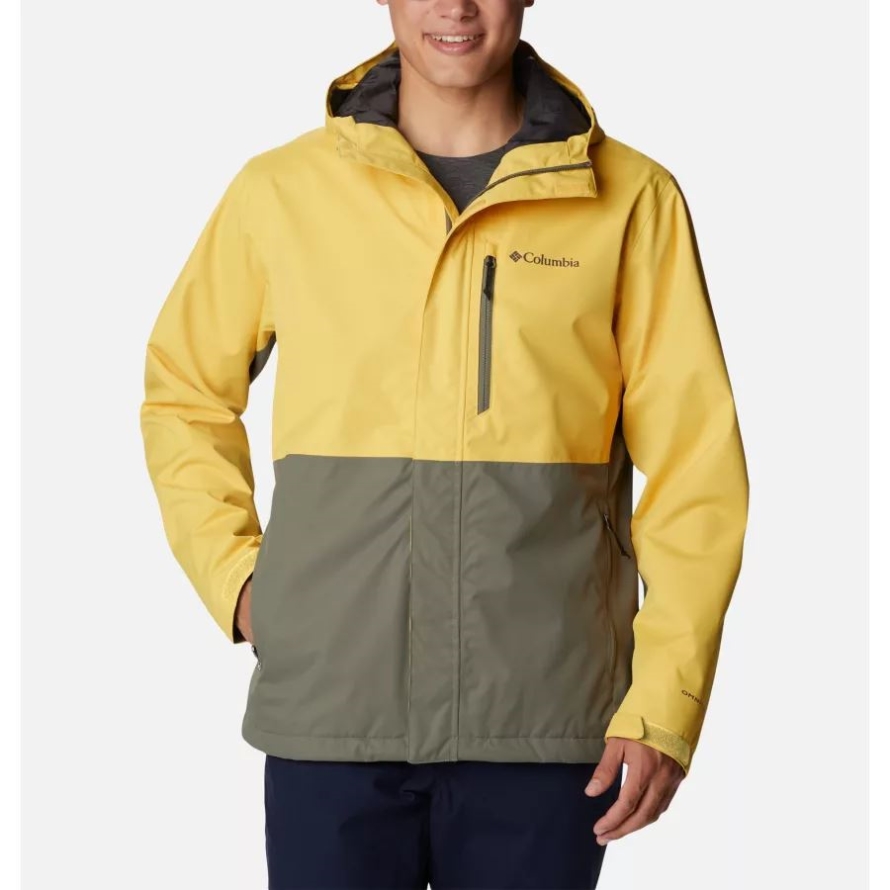 Columbia Golden Nugget/Stone Green Men's Hikebound Jacket
