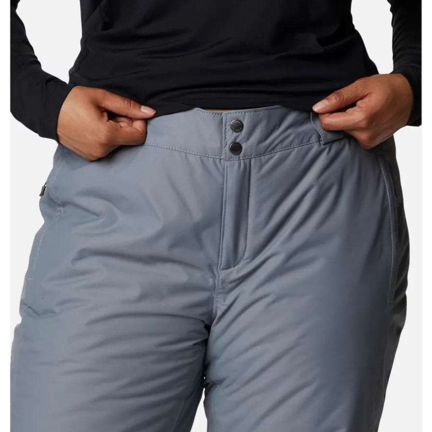 Columbia Grey Ash Women's Bugaboo Omni-Heat Pants Plus Size