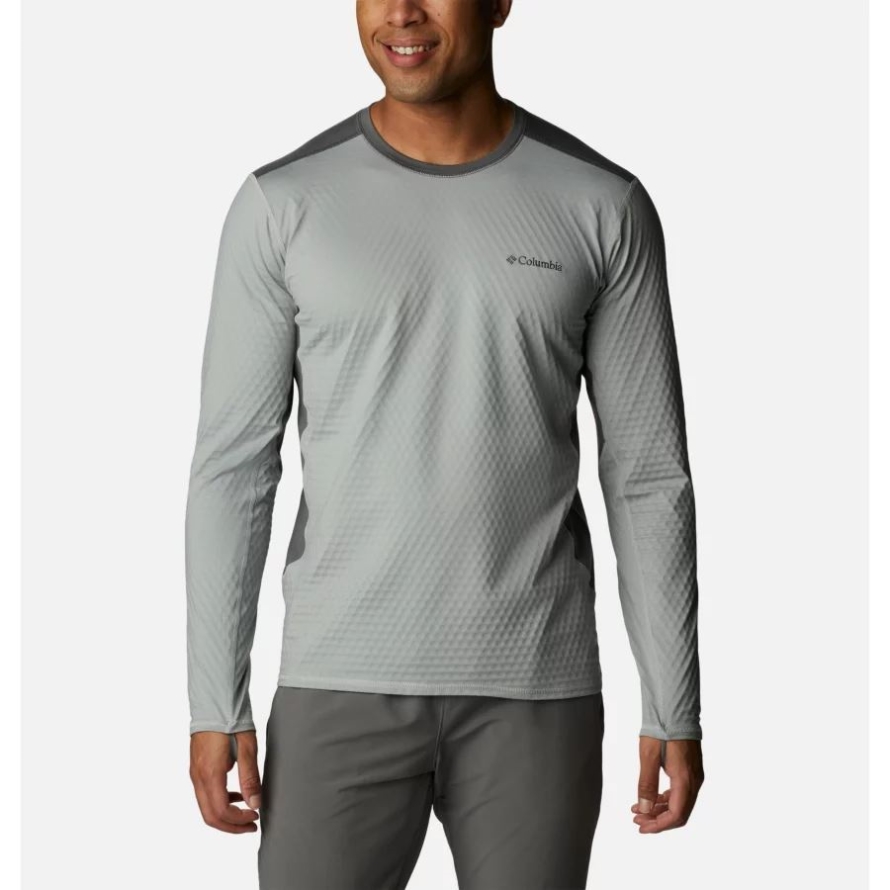Columbia Grey/City Grey Columbia Men's Bliss Ascent Long Sleeve Shirt
