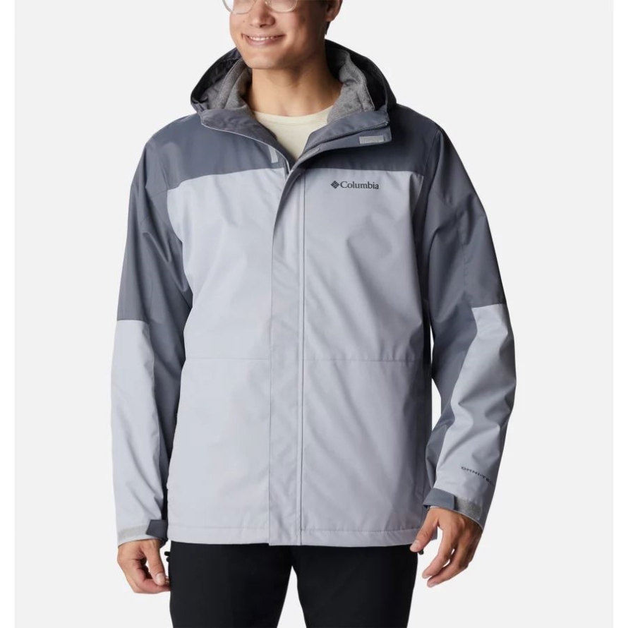 Columbia Grey/City Grey Columbia Men's Hikebound Interchange Jacket