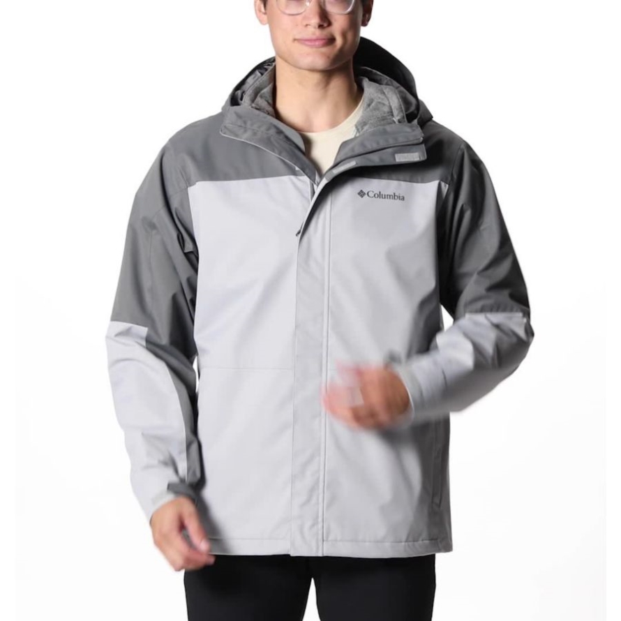 Columbia Grey/City Grey Columbia Men's Hikebound Interchange Jacket