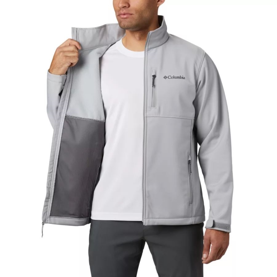 Columbia Grey Columbia Men's Ascender Softshell Jacket Tall