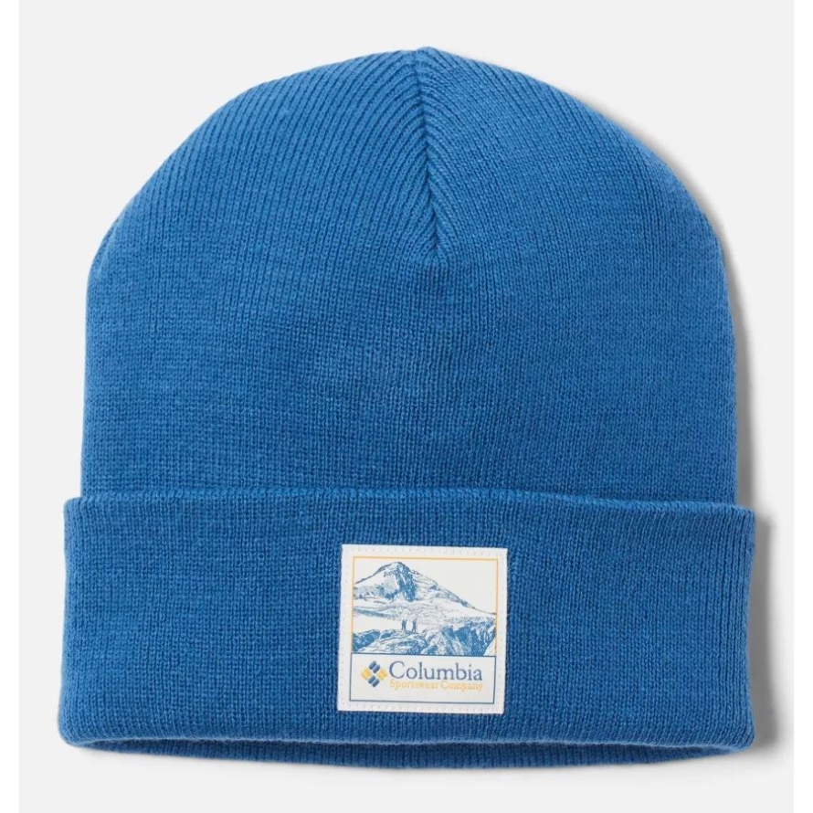 Columbia Impulse Blue/Icons Patch Unisex City Trek Heavyweight Beanie