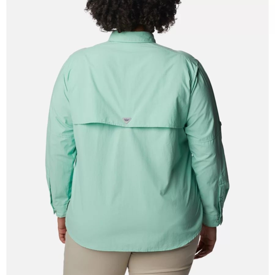 Columbia Kelp Women's PFG Bahama Long Sleeve Plus Size
