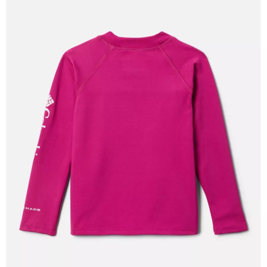 Columbia Kids' Toddler Sandy Shores Long Sleeve Sunguard Shirt Wild Fuchsia