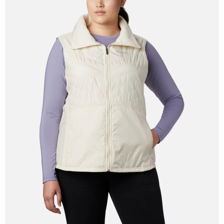 Columbia Light Bisque Women's Mix It Around II Vest Plus Size
