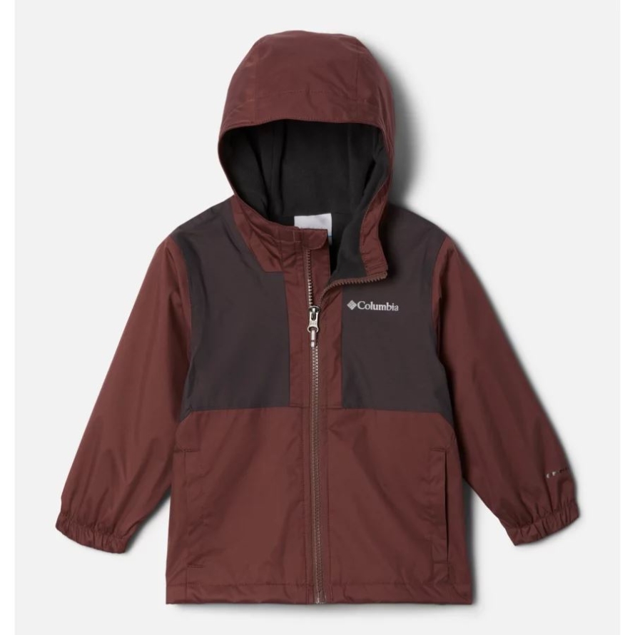 Columbia Light Raisin/Black Slub Boys' Toddler Rainy Trails Fleece Lined Jacket