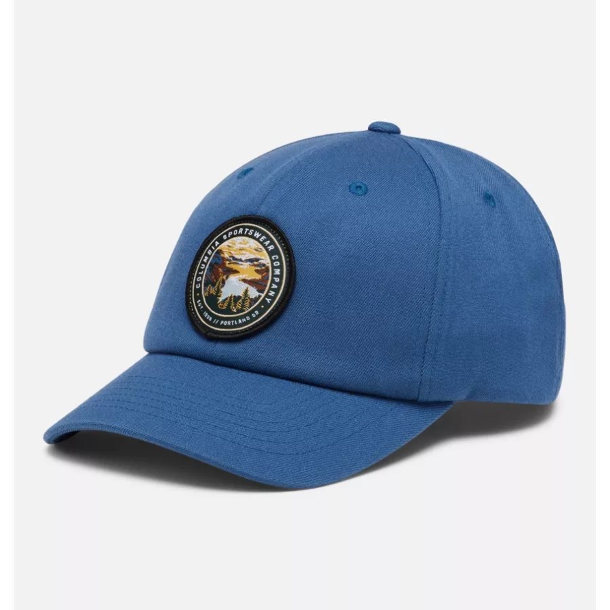 Columbia Lodge Dad Cap Impulse Blue Wooly Twill/Icons Columbia