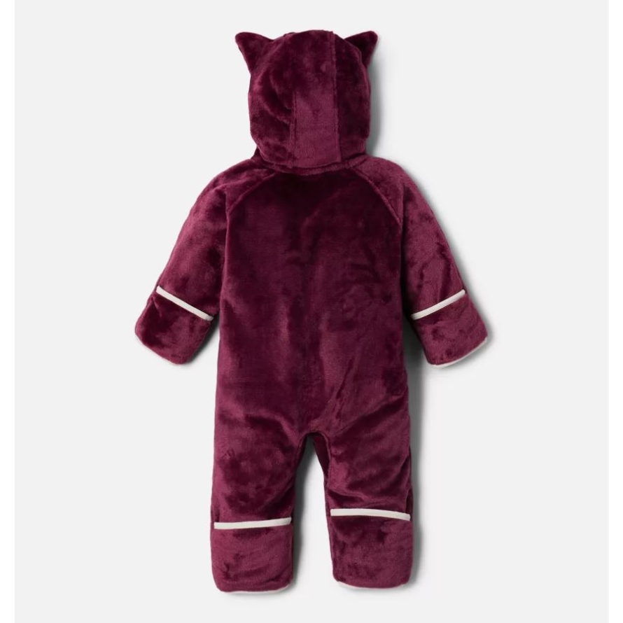 Columbia Marionberry/Chalk Infant Foxy Baby Sherpa Bunting