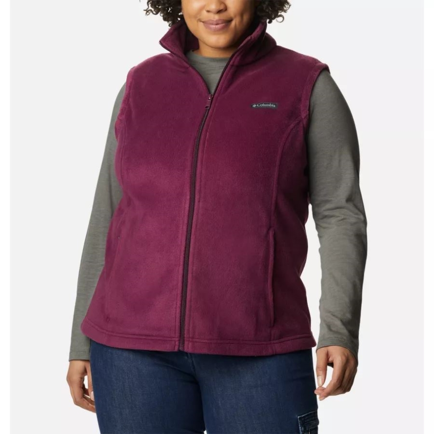 Columbia Marionberry Women's Benton Springs Vest Plus Size