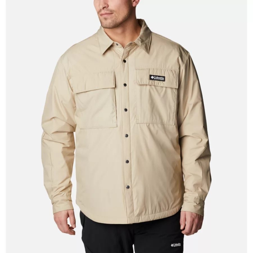 Columbia Men's Ballistic Ridge Shirt Jacket Ancient Fossil