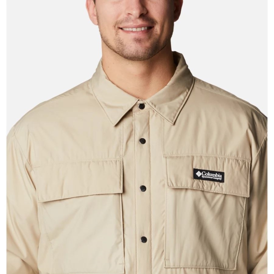 Columbia Men's Ballistic Ridge Shirt Jacket Ancient Fossil