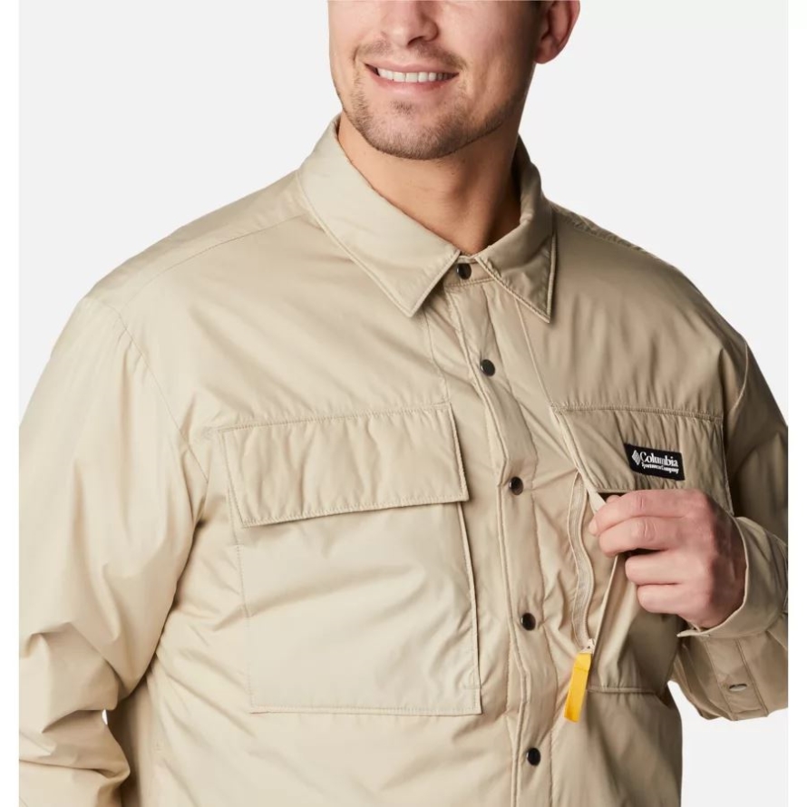 Columbia Men's Ballistic Ridge Shirt Jacket Ancient Fossil