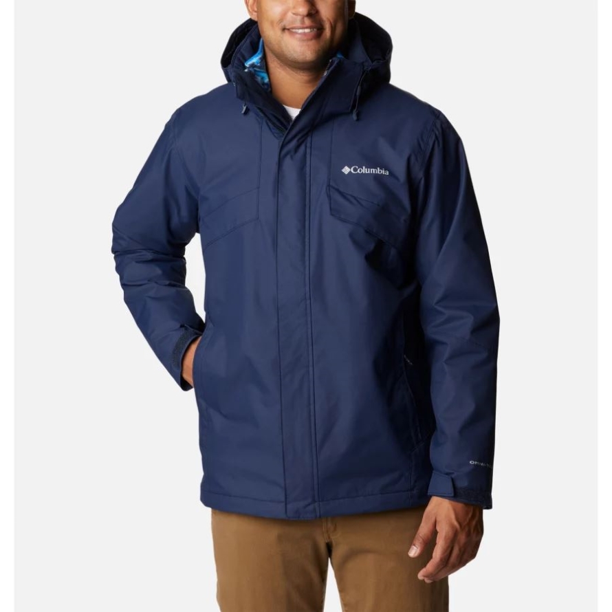 Columbia Men's Bugaboo II Fleece Interchange Jacket Collegiate Navy