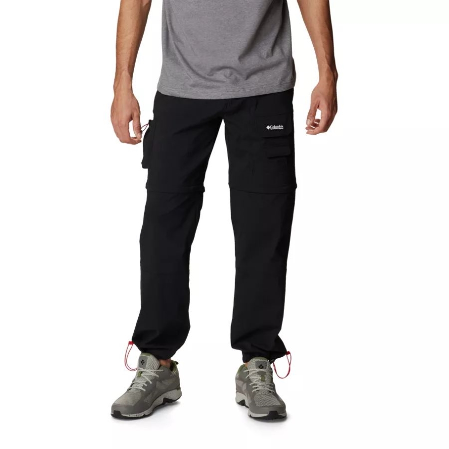 Columbia Men's Field Creek Casual Convertible Cargo Trousers Black