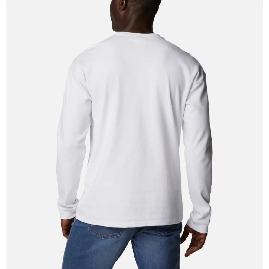 Columbia Men's Field Creek Double Knit Long Sleeve Shirt White