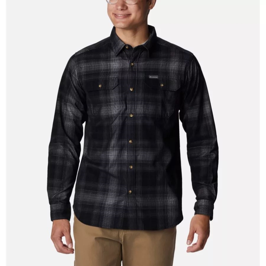 Columbia Men's Flare GunUtility Shirt Black Multi Ombre