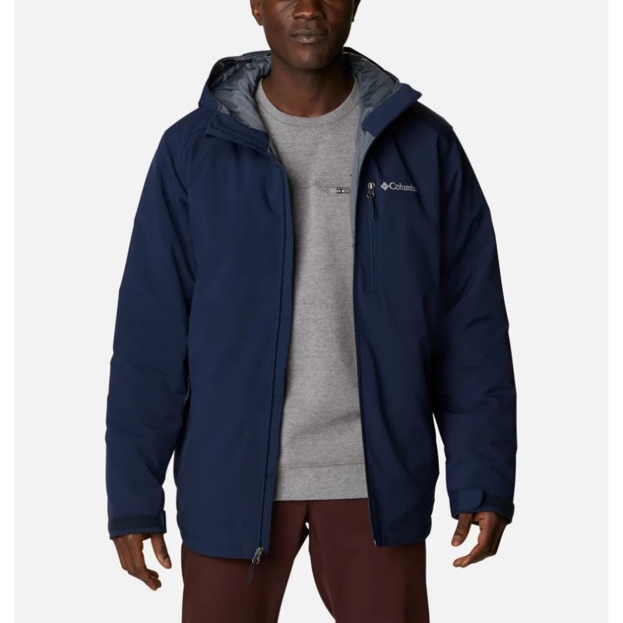Columbia Men's Gate Racer Insulated Softshell Jacket Collegiate Navy