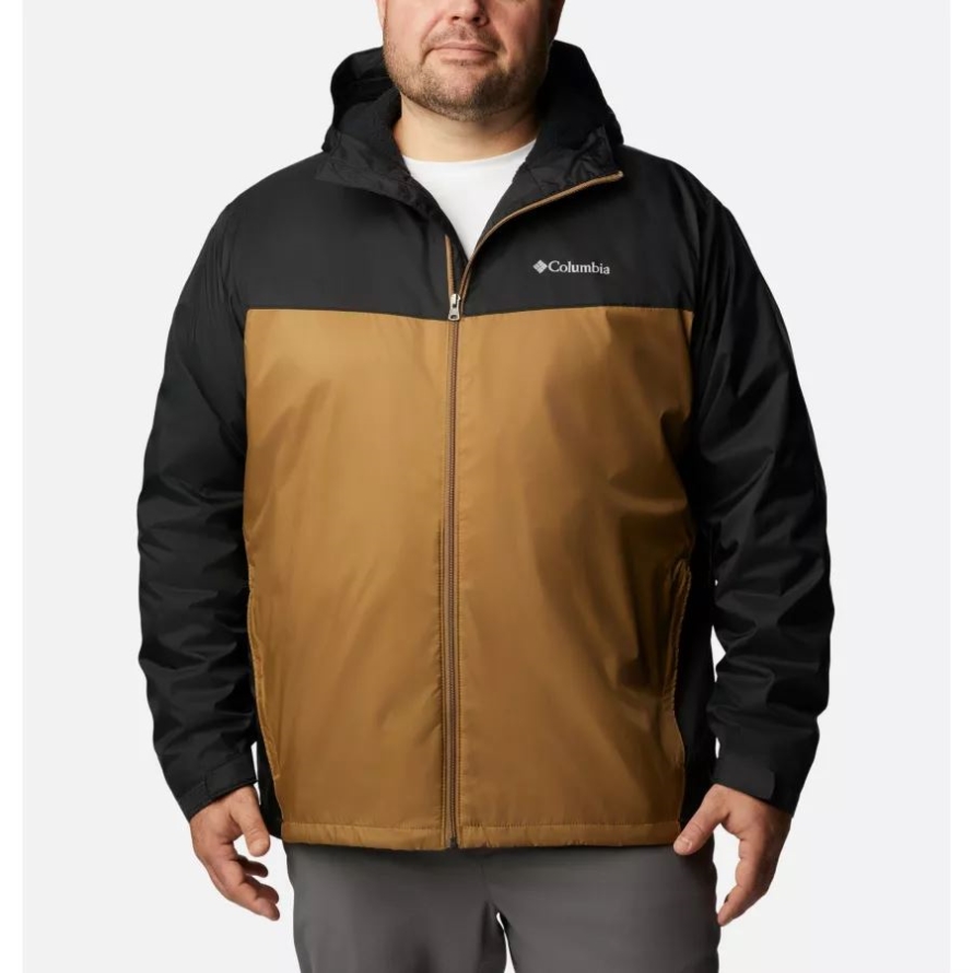 Columbia Men's Glennaker Sherpa Lined Jacket Big Black/Delta