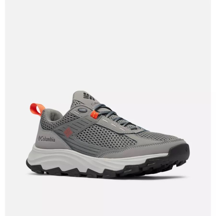 Columbia Men's Hatana Breathe Shoe Ti Grey Steel/Red Quartz