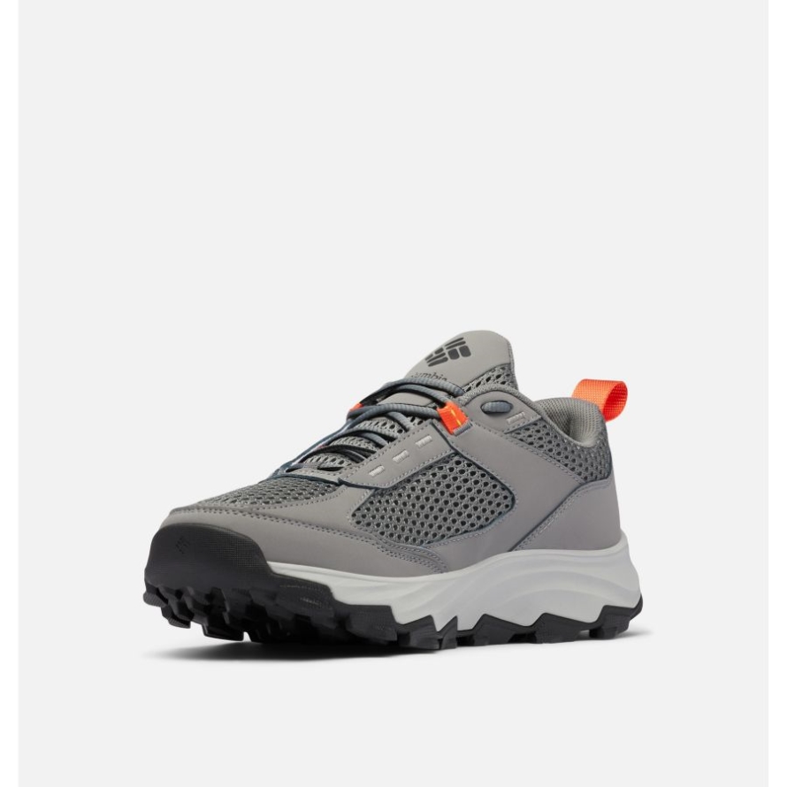 Columbia Men's Hatana Breathe Shoe Ti Grey Steel/Red Quartz