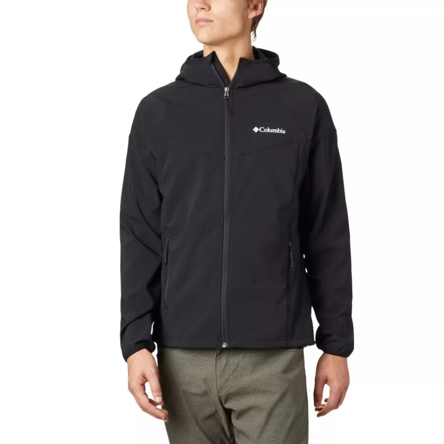 Columbia Men's Heather Canyon Softshell Jacket Black