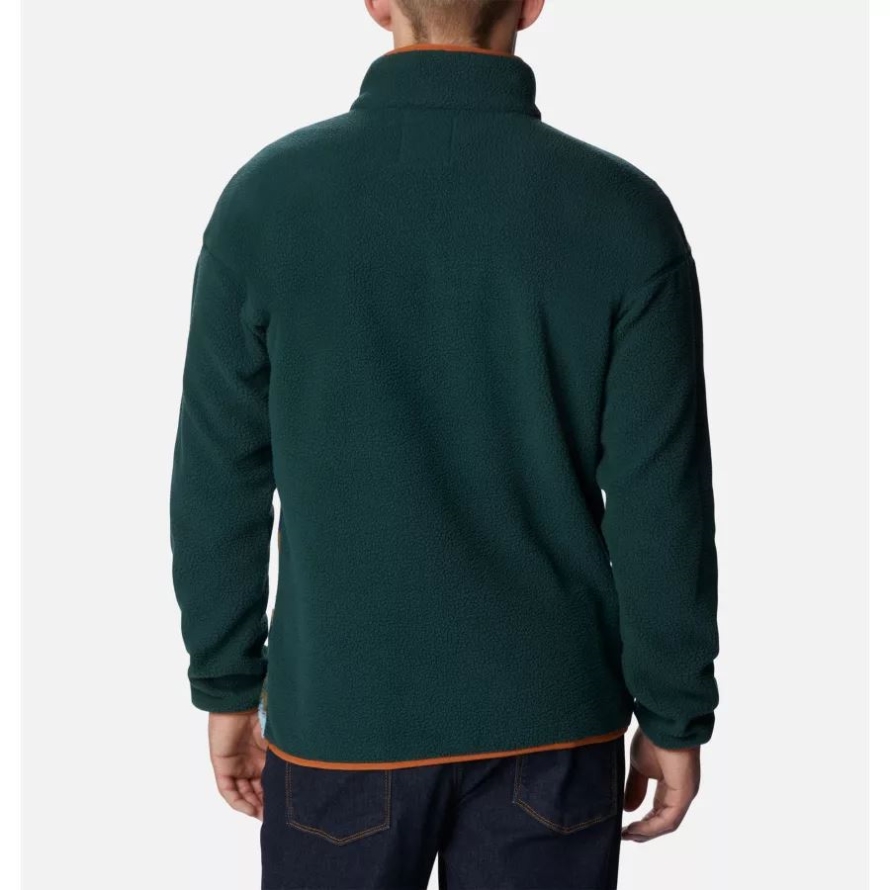 Columbia Men's Helvetia Half Snap Fleece Warm Copper CRG Print