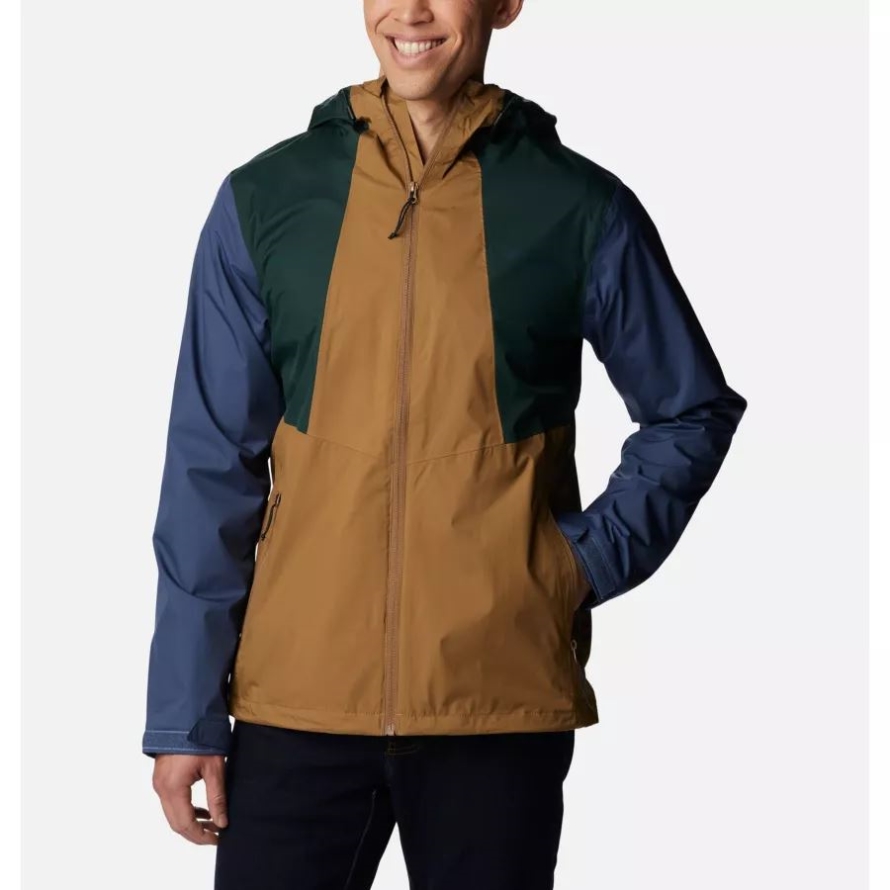Columbia Men's Inner Limits II Waterproof Jacket Delta/Spruce/Dark Mountain