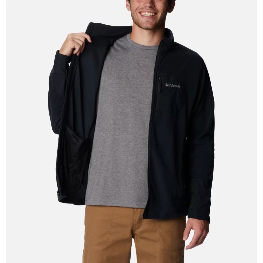 Columbia Men's Klamath Range Full Zip Fleece Jacket Black