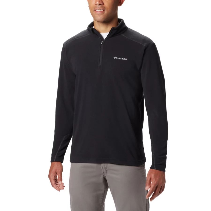 Columbia Men's Klamath Range II Half Zip Fleece Pullover Black