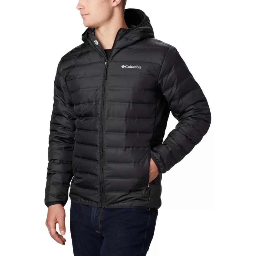 Columbia Men's Lake 22 Down Hooded Jacket Black