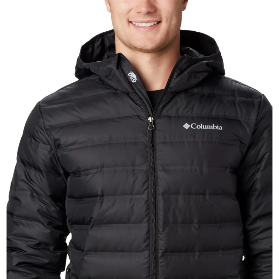 Columbia Men's Lake 22 Down Hooded Jacket Black