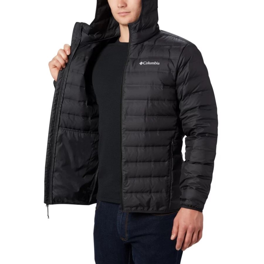 Columbia Men's Lake 22 Down Hooded Jacket Black