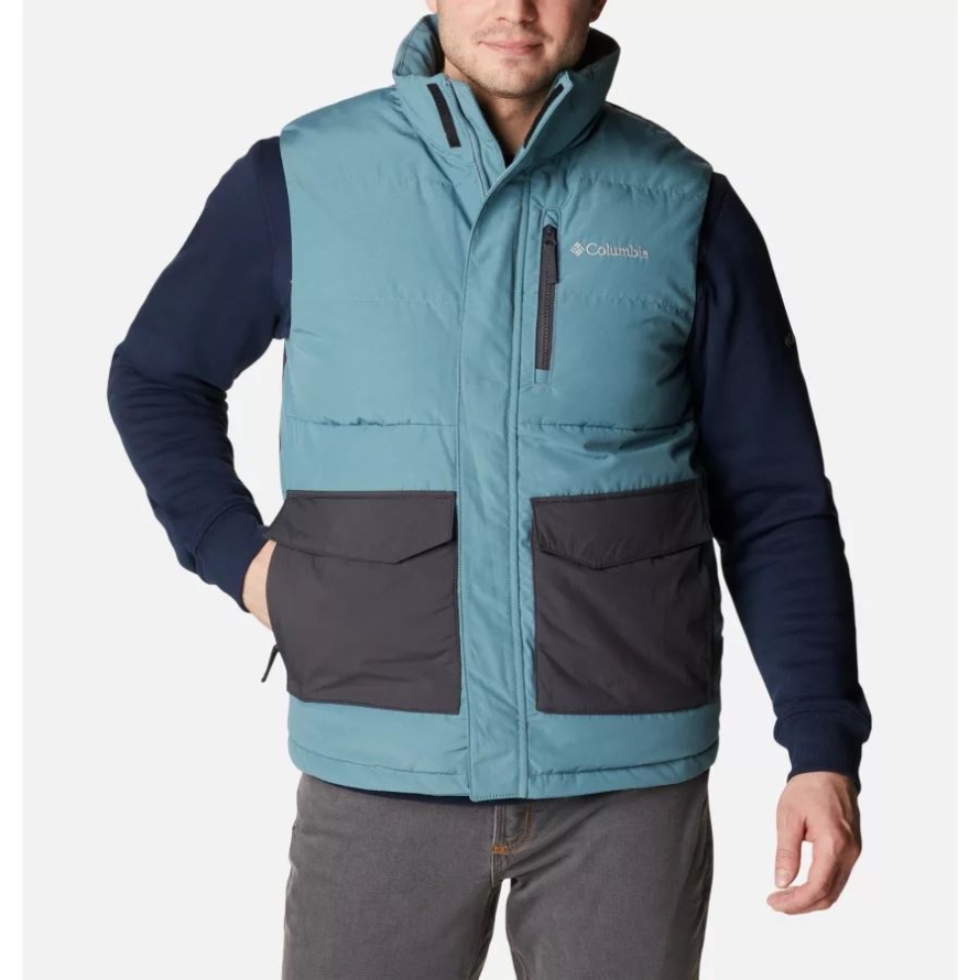 Columbia Men's Marquam Peak Fusion Insulated Vest Metal/Shark