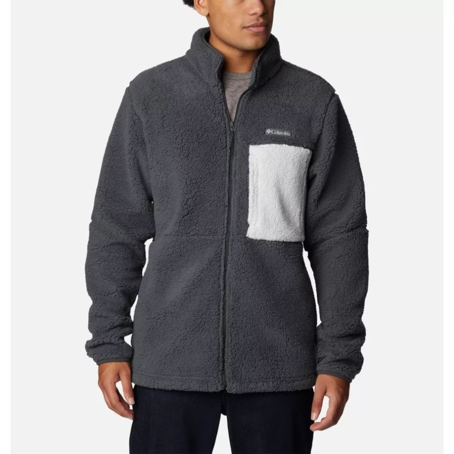 Columbia Men's Mountainside Heavyweight Sherpa Fleece Jacket Shark