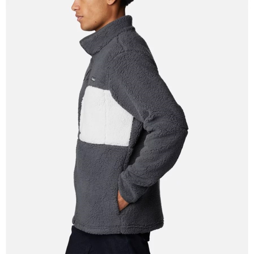 Columbia Men's Mountainside Heavyweight Sherpa Fleece Jacket Shark