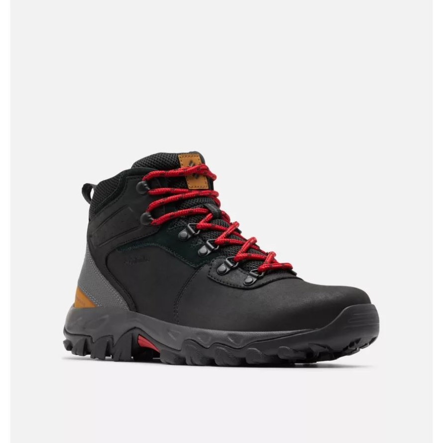 Columbia Men's Newton Ridge Plus II Waterproof Hiking Boot Black/Shark