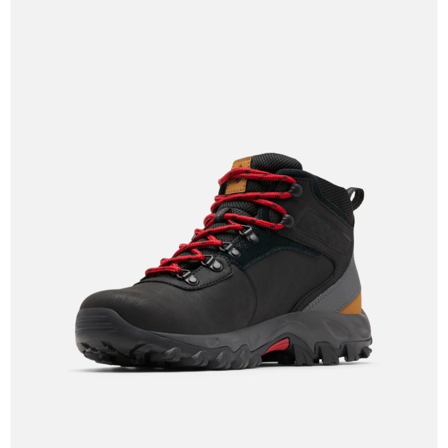 Columbia Men's Newton Ridge Plus II Waterproof Hiking Boot Black/Shark