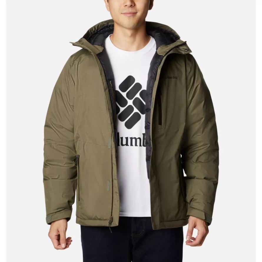 Columbia Men's Oak Harbor Omni-Heat Infinity Insulated Jacket Stone Green