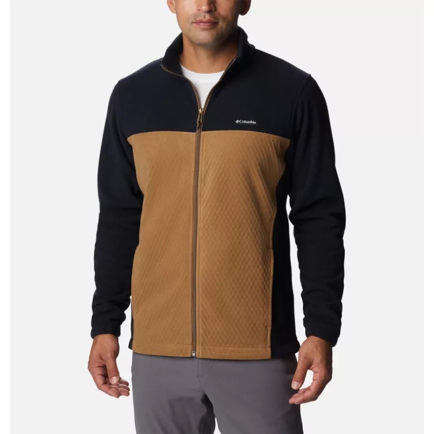 Columbia Men's Overlook Trail Full Zip Jacket Delta/Black